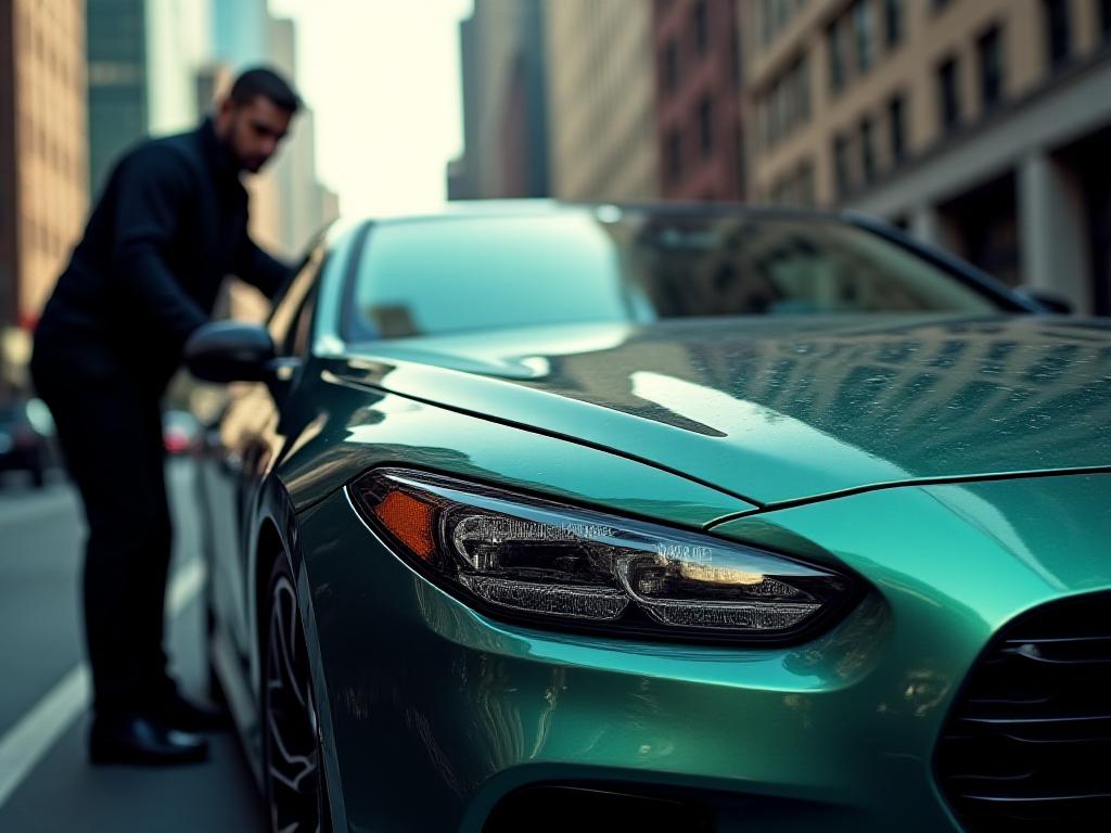 PeakShine Mobile Detailing mobile car wash in action